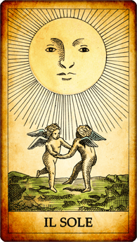 Carta dei Tarocchi “Il Sole”