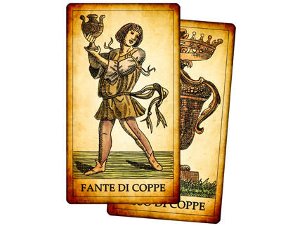 Carte di Coppe dei Tarocchi